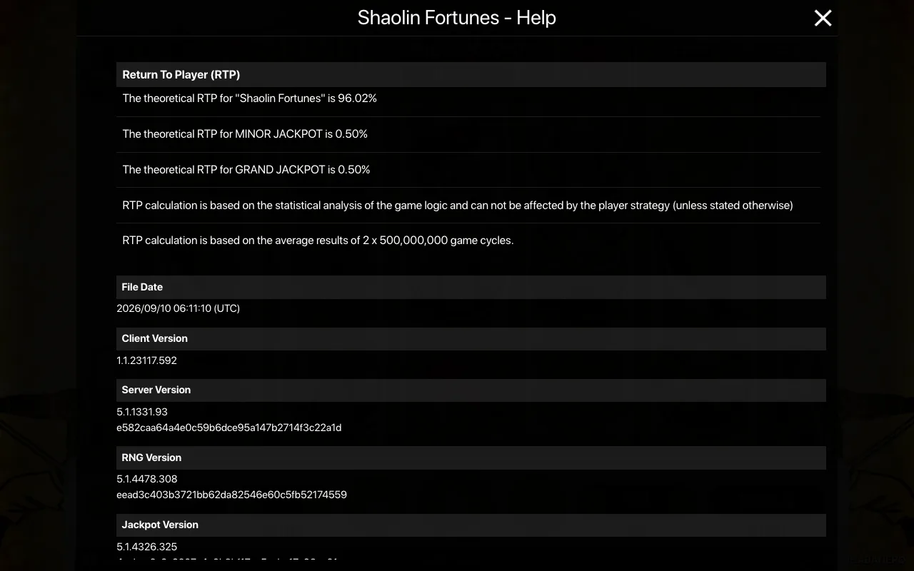 Spielregeln, Seite 2 — Shaolin Fortunes