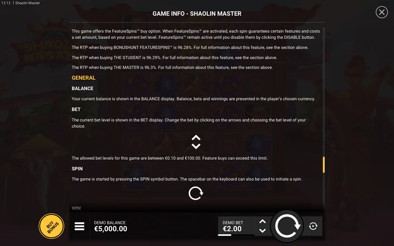 General — Shaolin Master