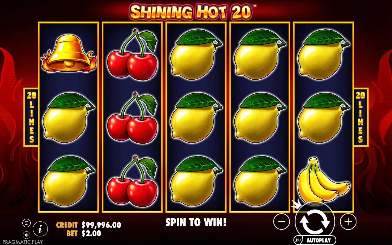 The base game — Shining Hot 20
