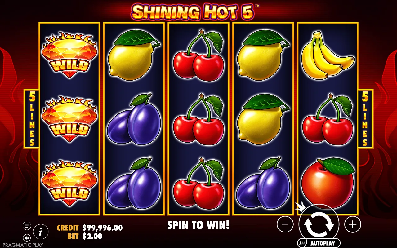 The base game — Shining Hot 5