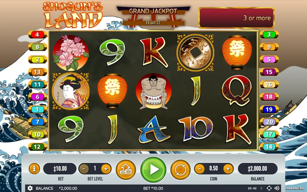 Das Basisspiel — Shoguns Land
