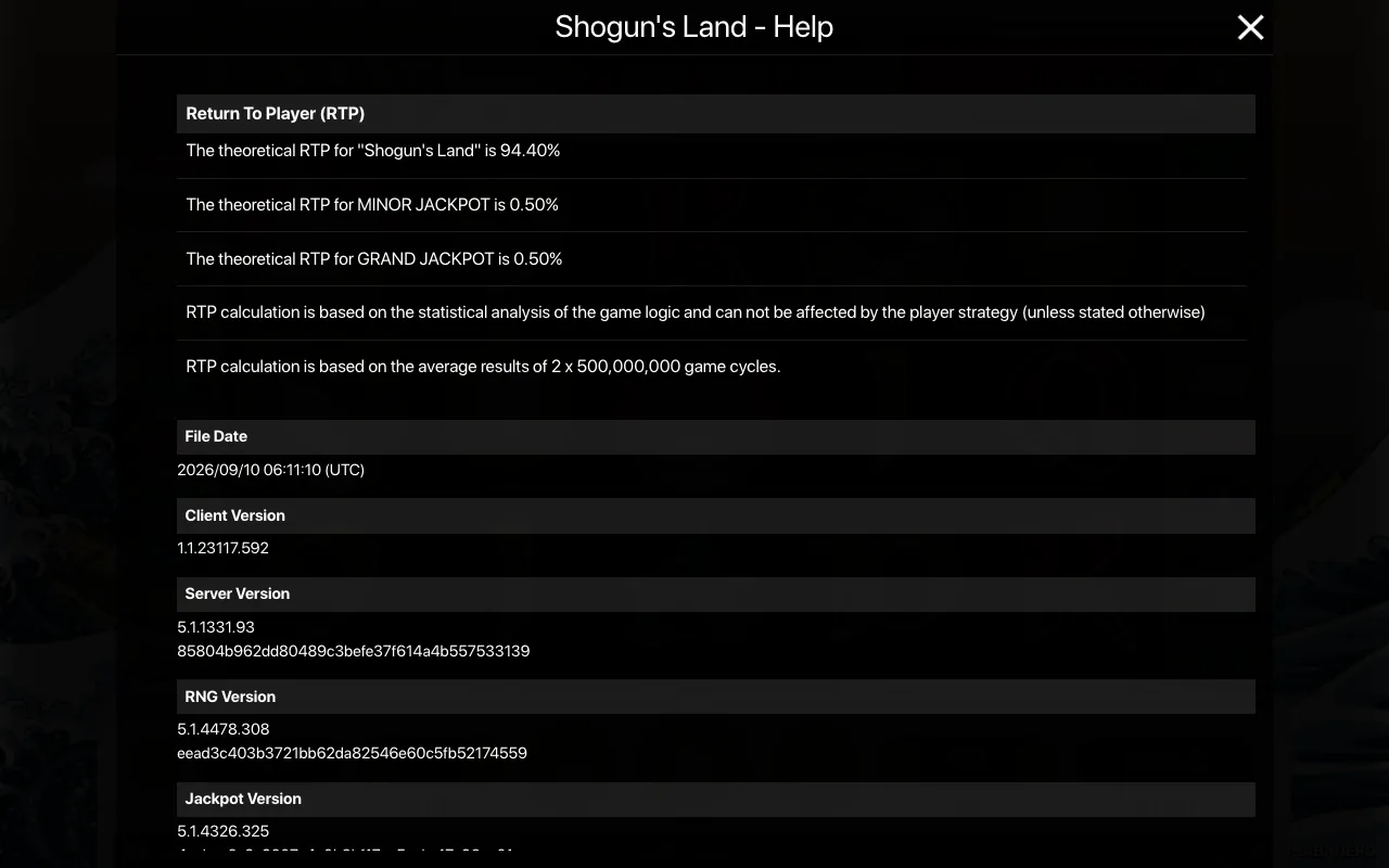 Spielregeln, Seite 2 — Shoguns Land
