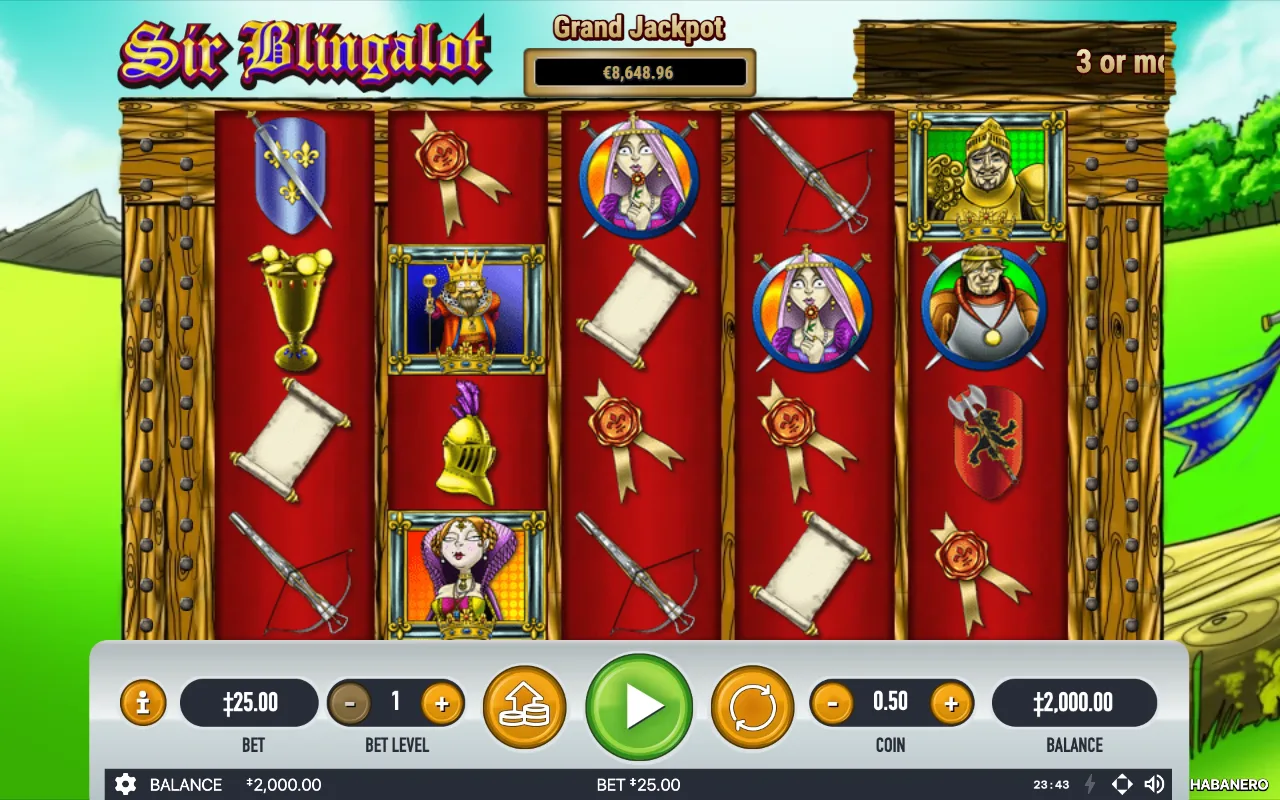 Das Basisspiel — Sir Blingalot