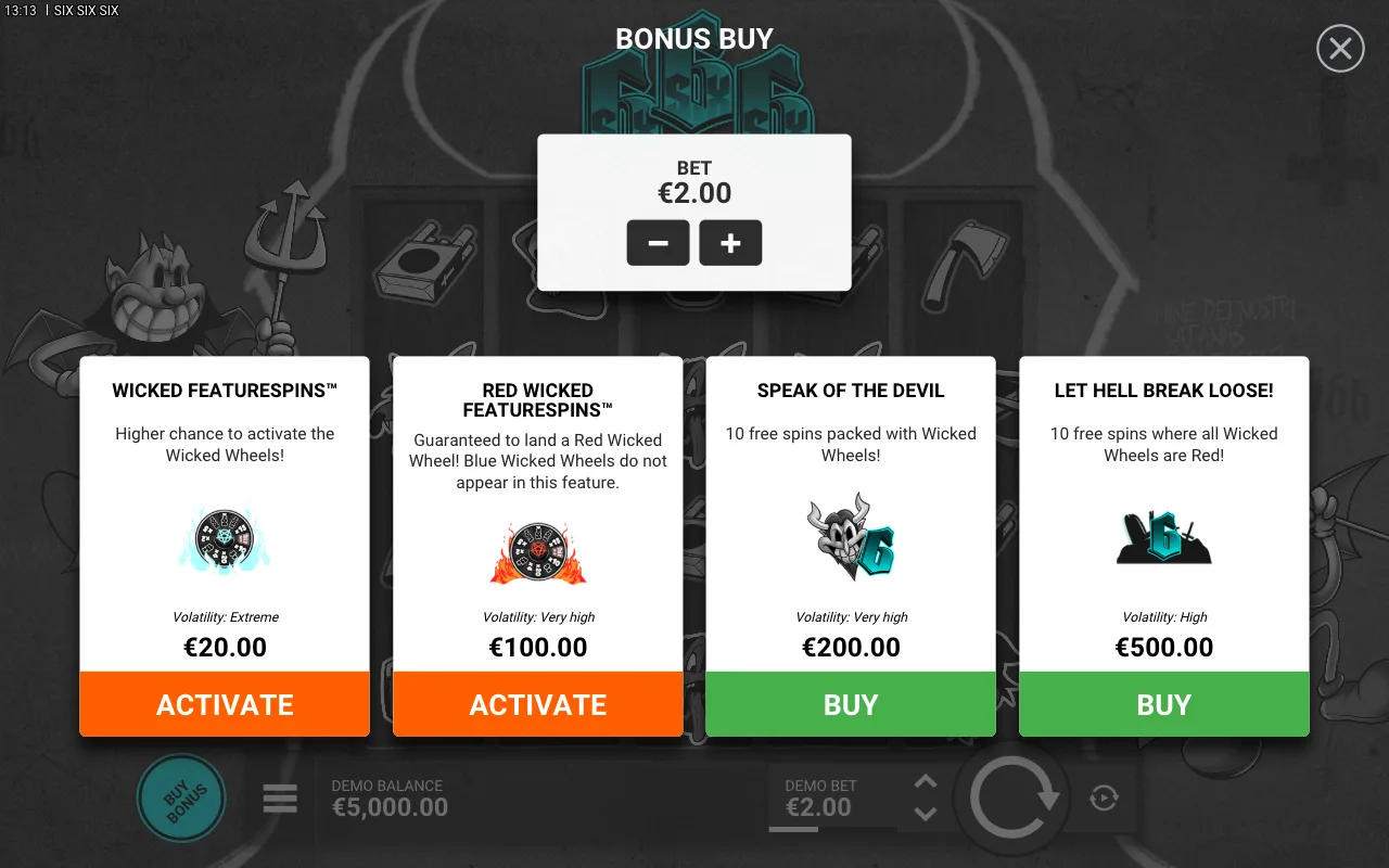 Buying the feature — SixSixSix