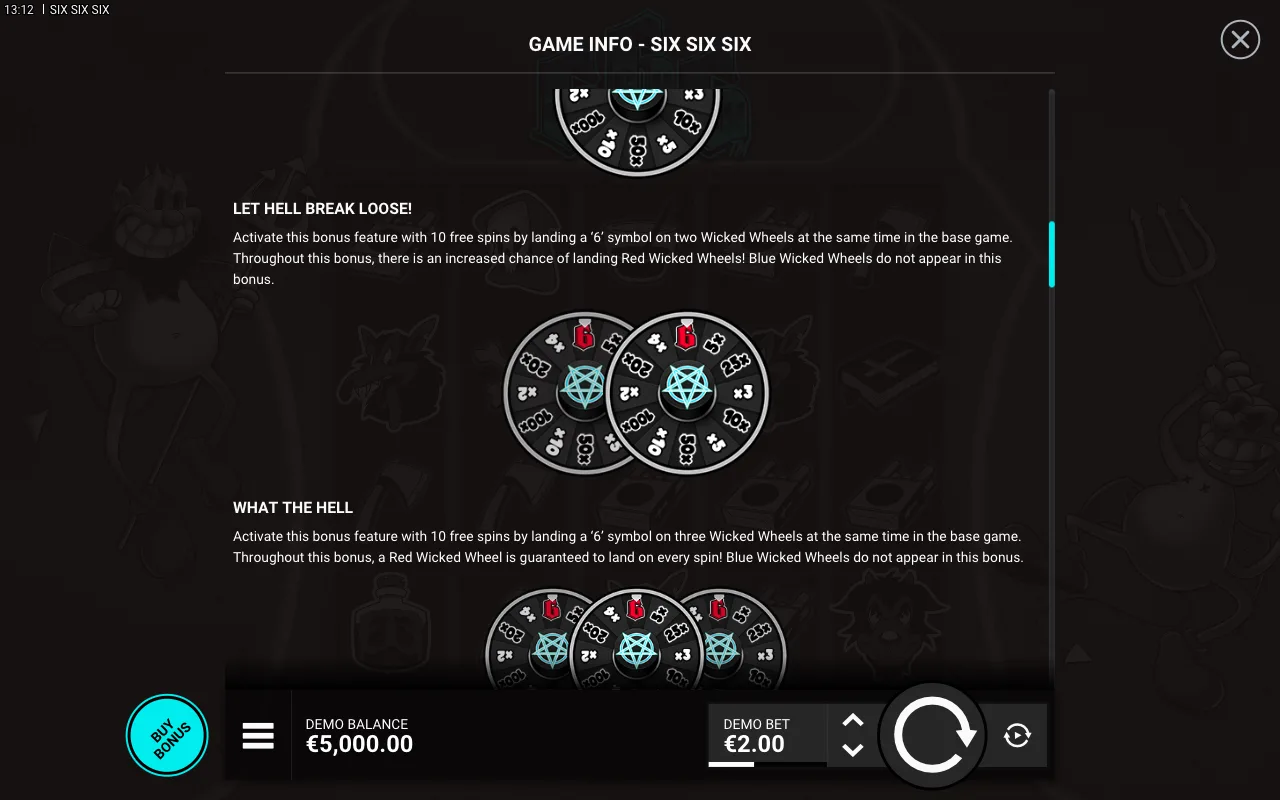 Game rules, page 3 — SixSixSix