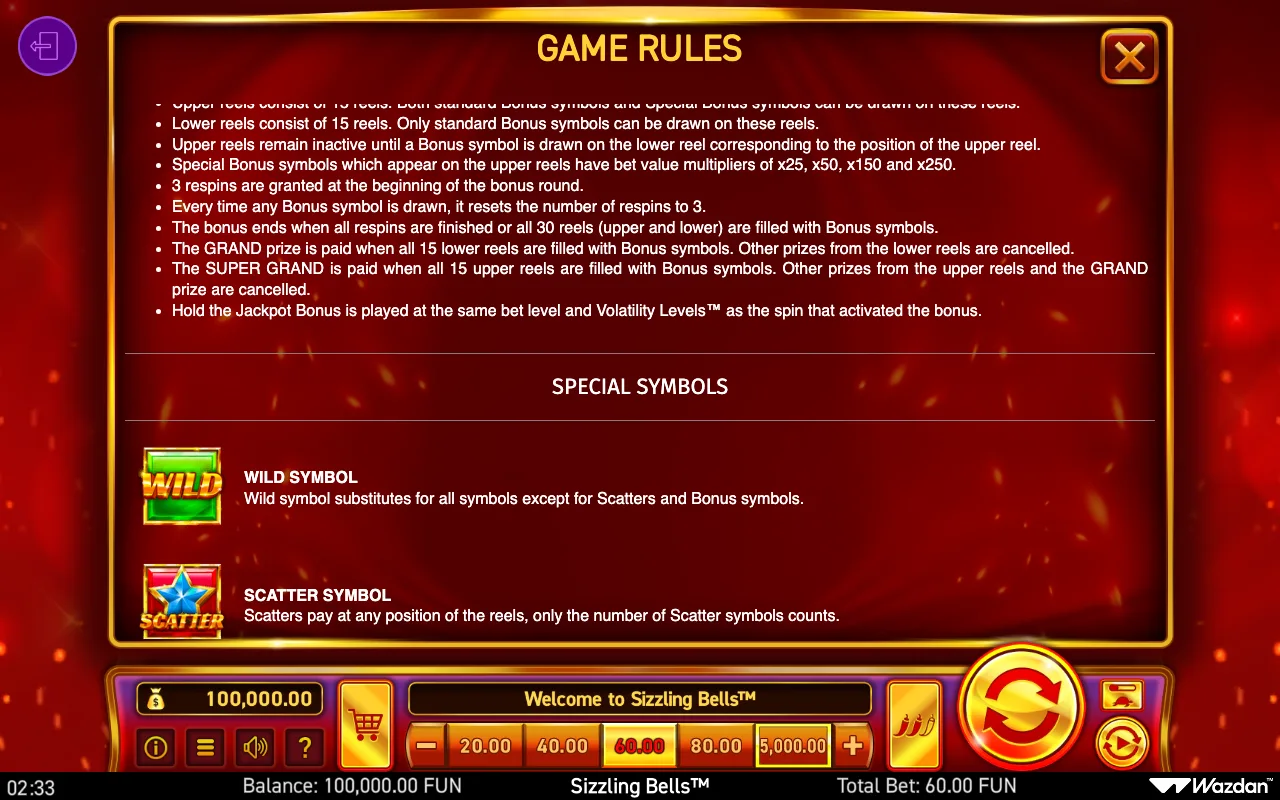 Game rules, page 10 — Sizzling Bells