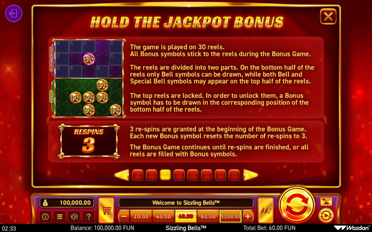 Game rules, page 3 — Sizzling Bells