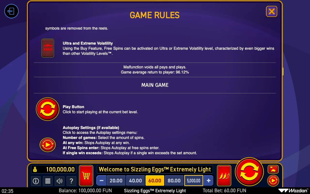 Game rules, page 10 — Sizzling Eggs Extremely Light