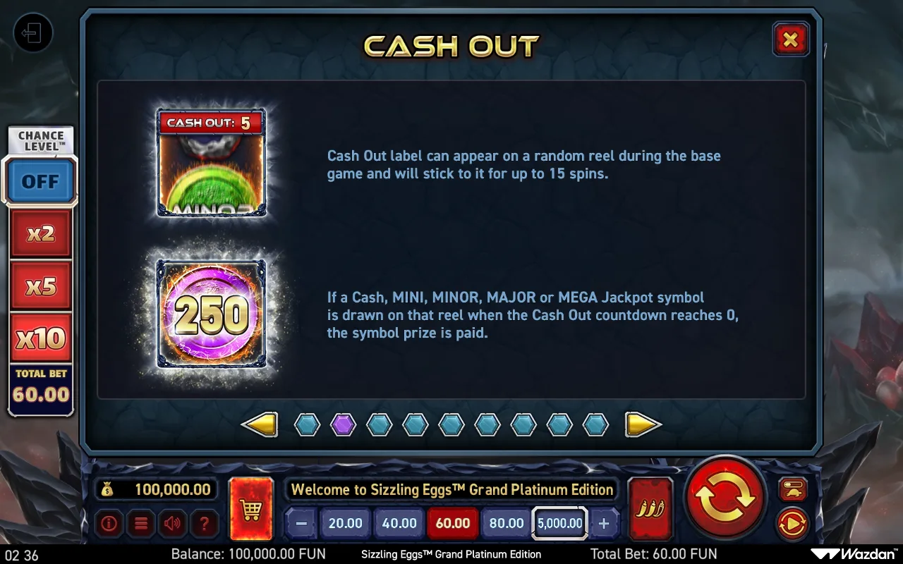 Game rules, page 2 — Sizzling Eggs Grand Platinum Edition