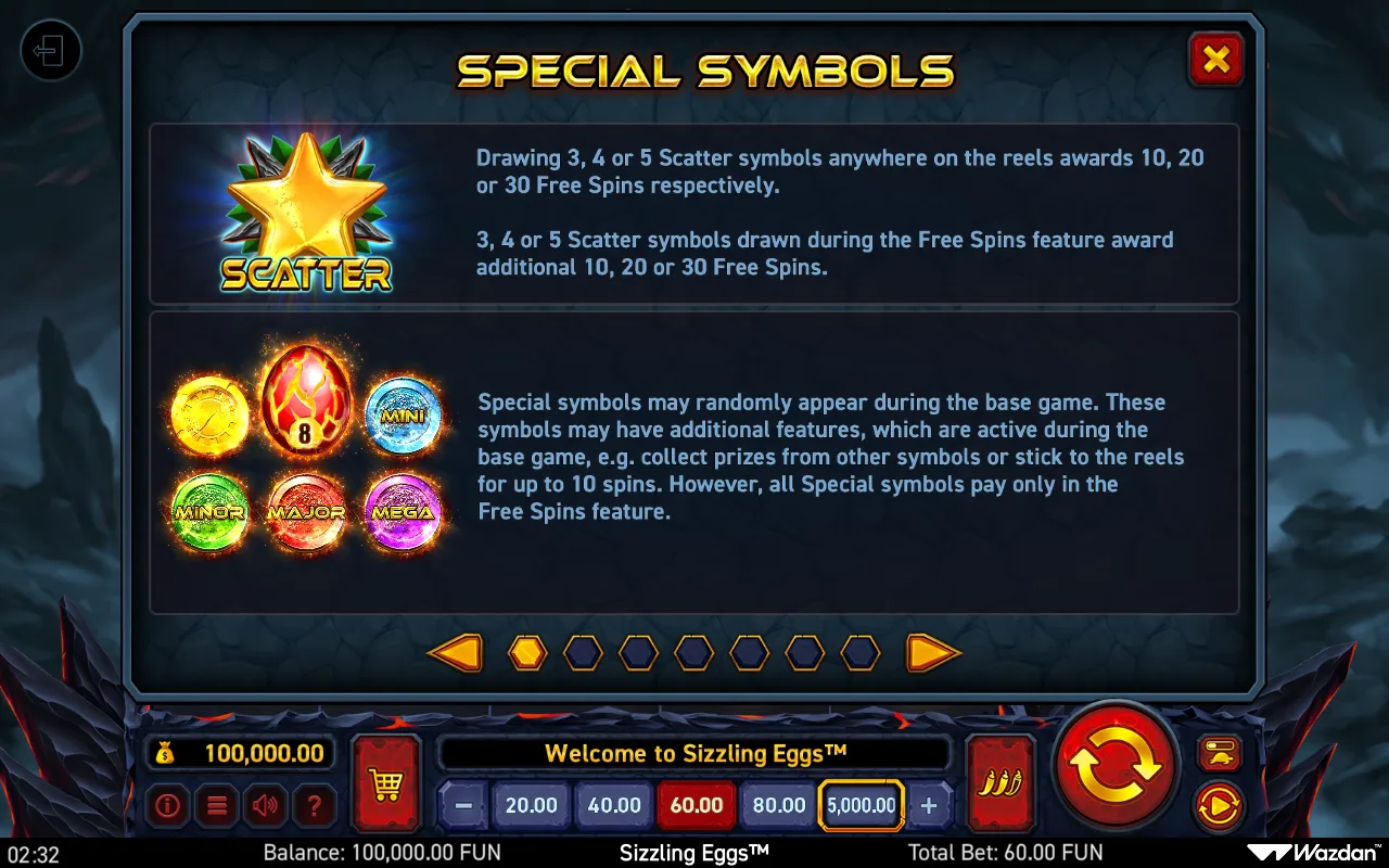 Game rules, page 1 — Sizzling Eggs