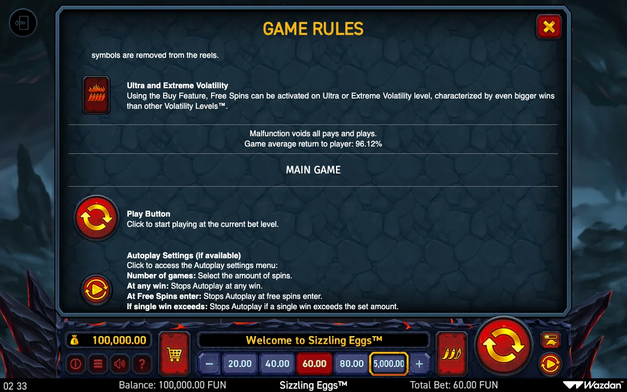 Game rules, page 10 — Sizzling Eggs