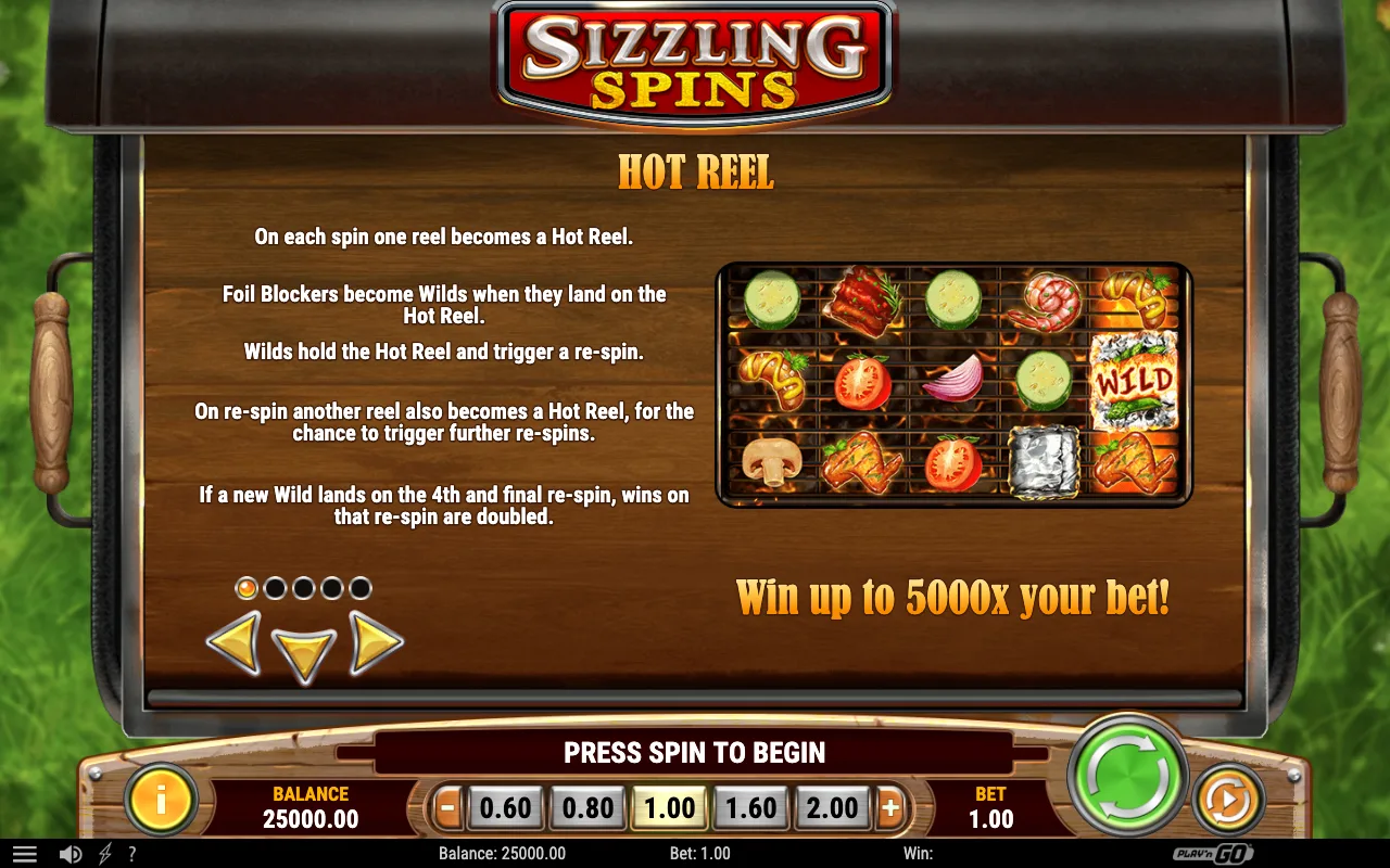 Spins — Sizzling Spins