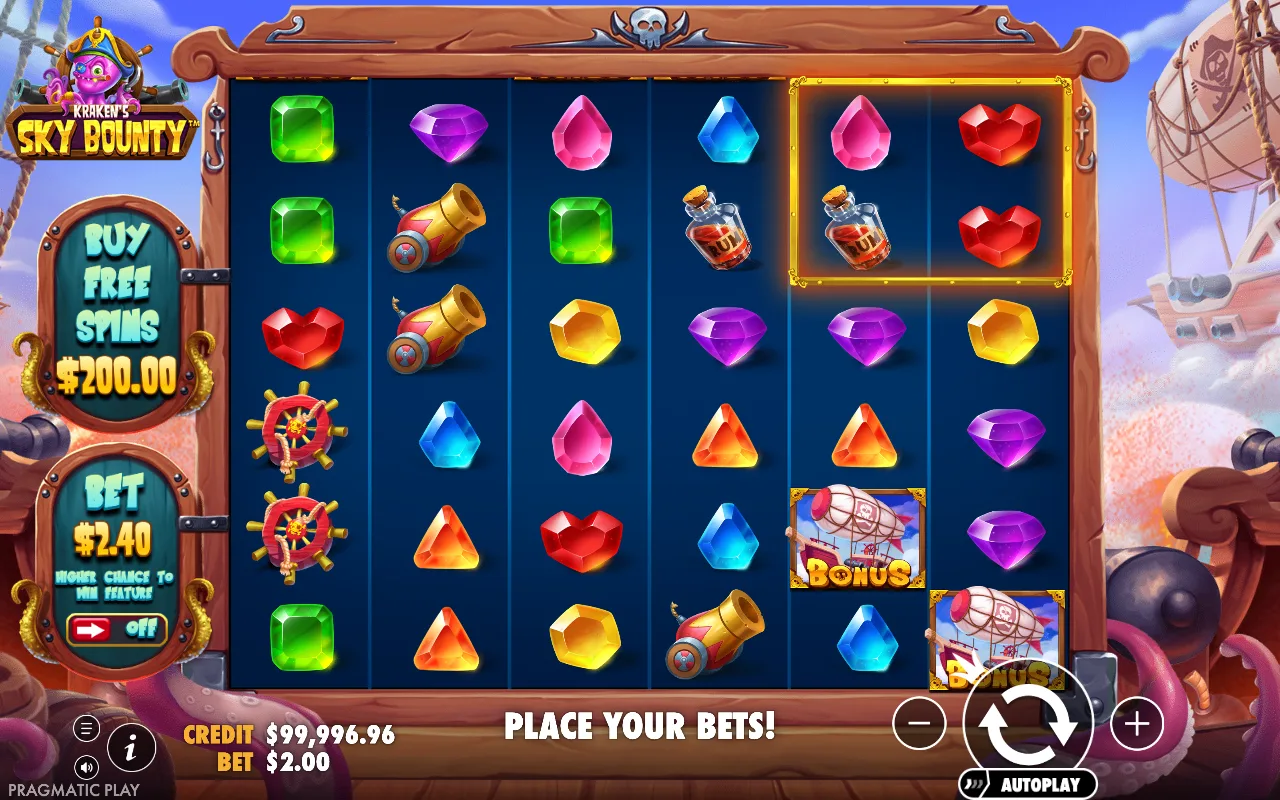 The base game — Sky Bounty