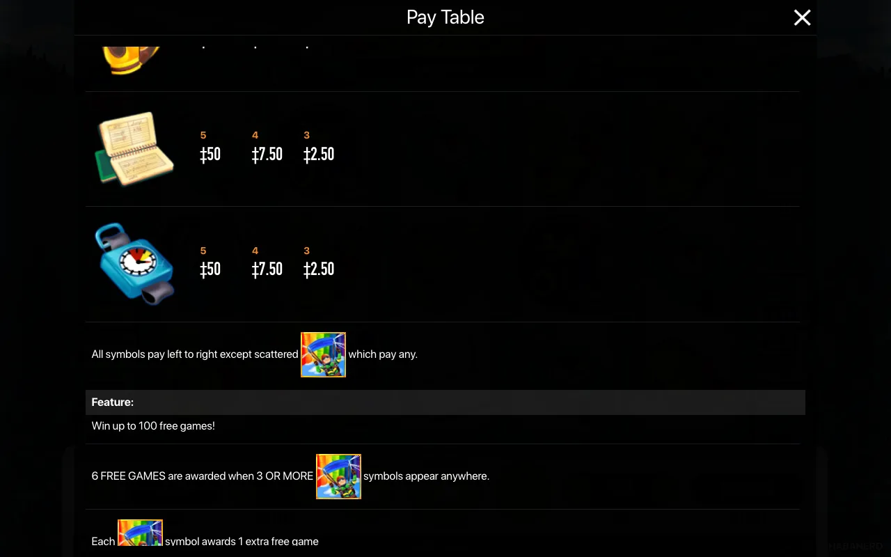 Spielregeln, Seite 5 — Skys The Limit