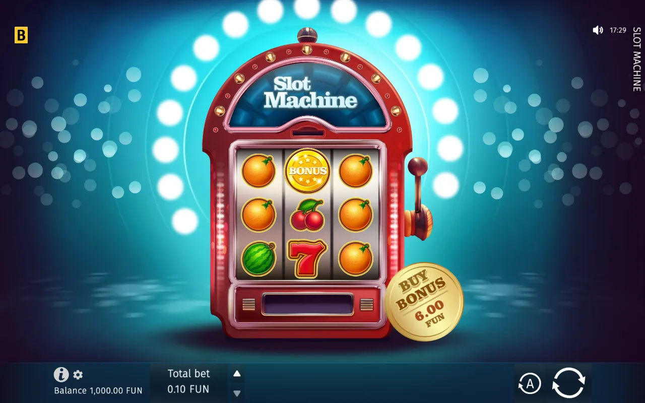 The base game — Slot Machine