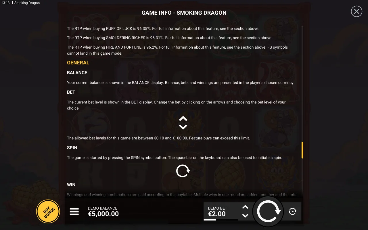 General — Smoking Dragon