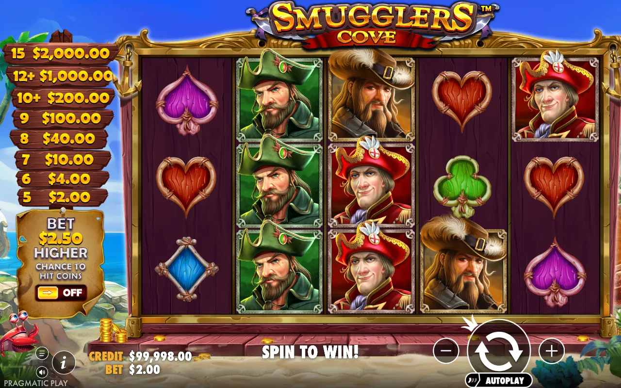 The base game — Smugglers Cove