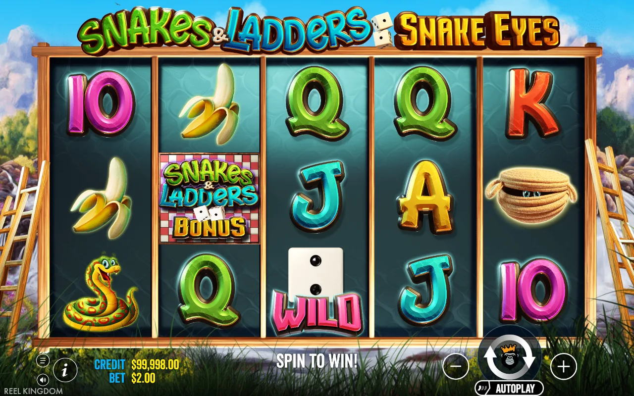 The base game — Snakes & Ladders Snake Eyes