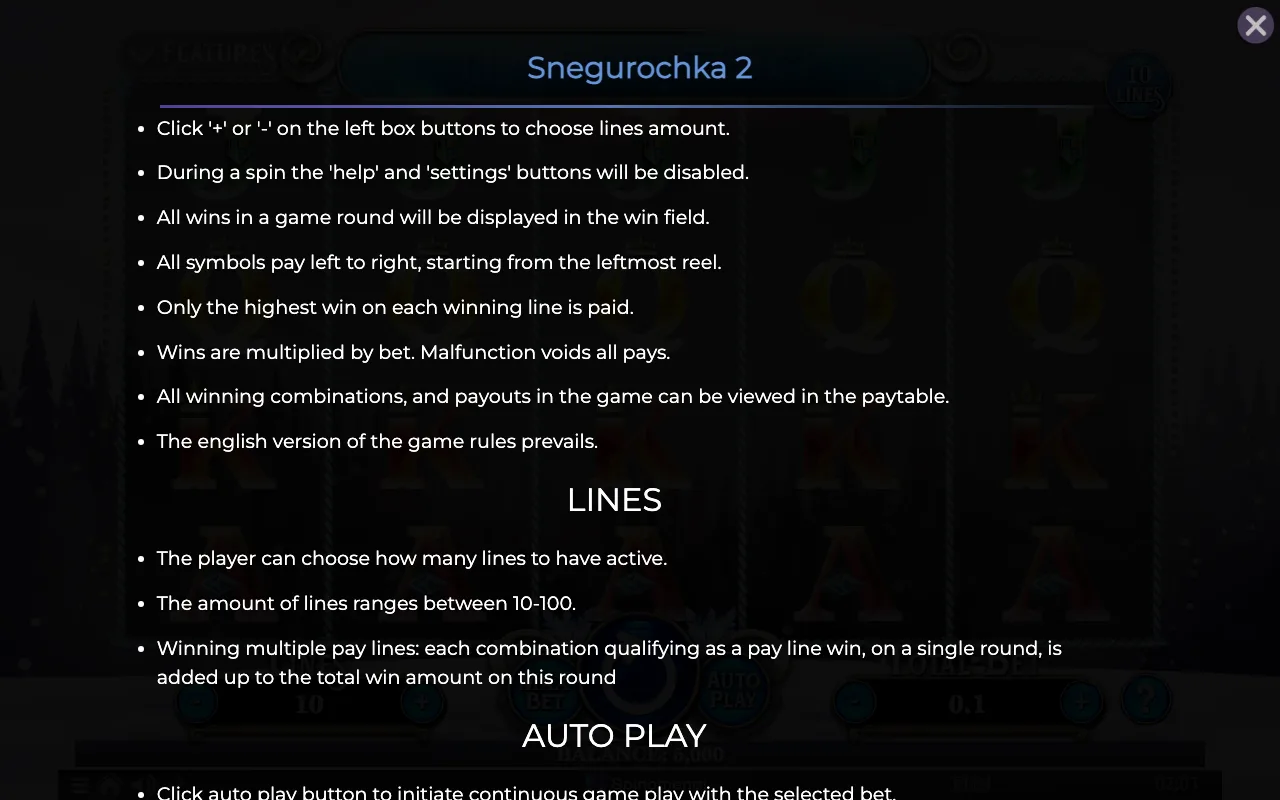 Game rules, page 4 — Snegurochka 2