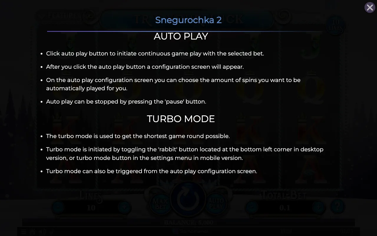 Game rules, page 5 — Snegurochka 2