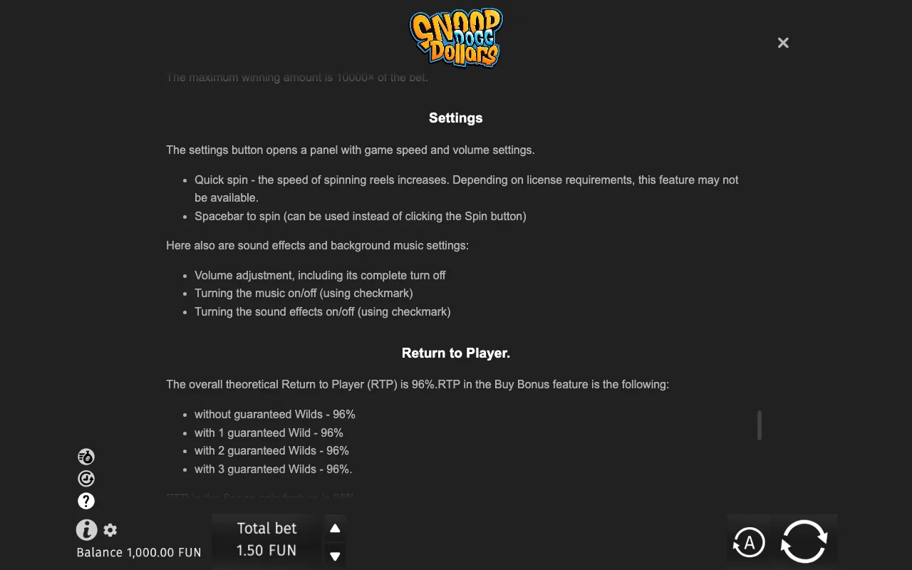 Game rules, page 10 — Snoop Dogg Dollars