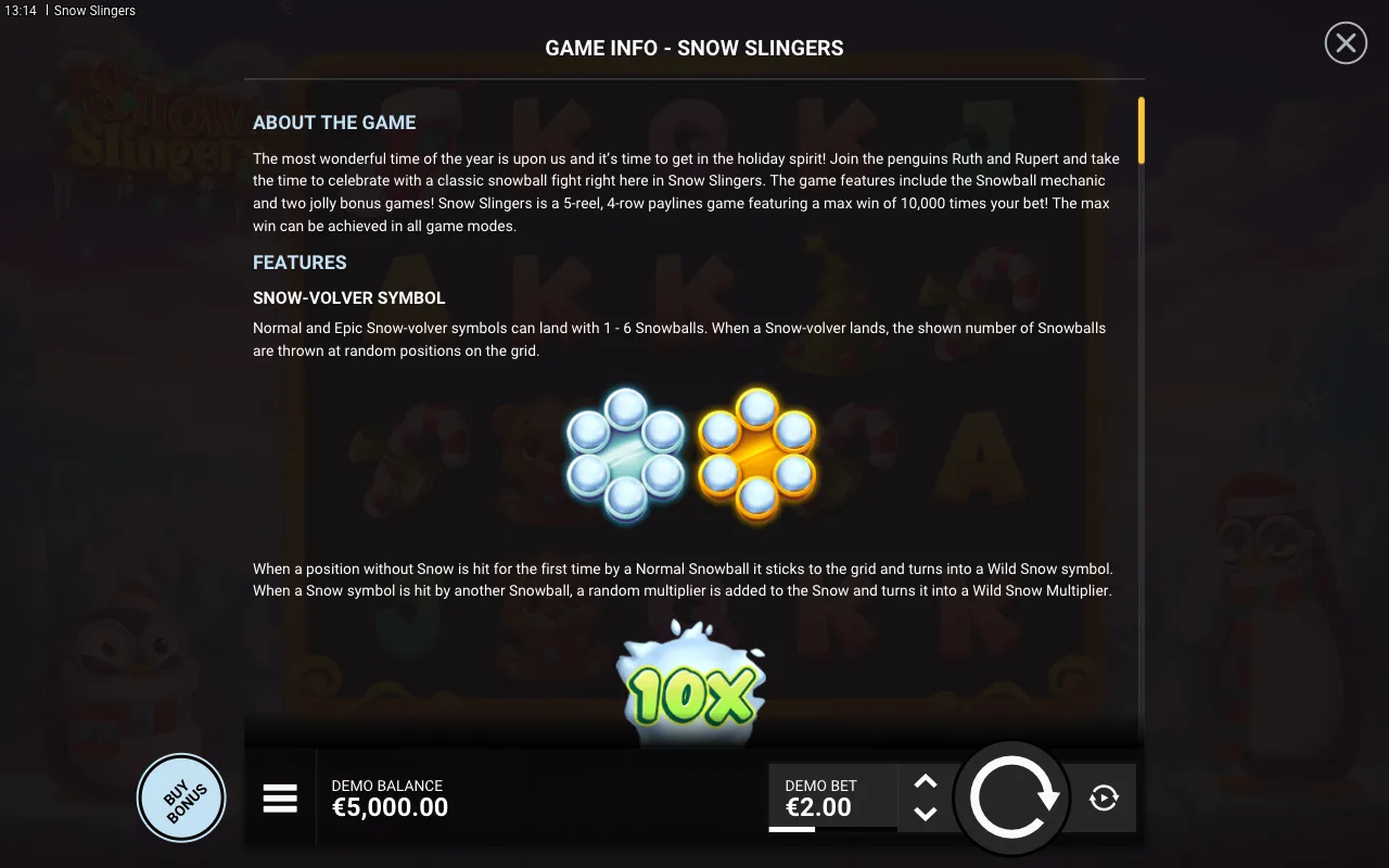 Features — Snow Slingers