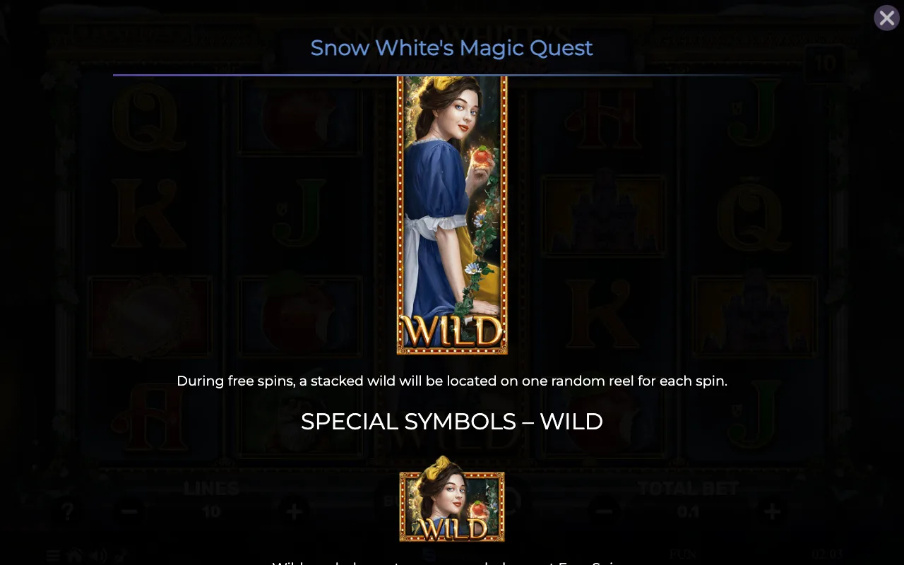 Game rules, page 2 — Snow Whites Magic Quest