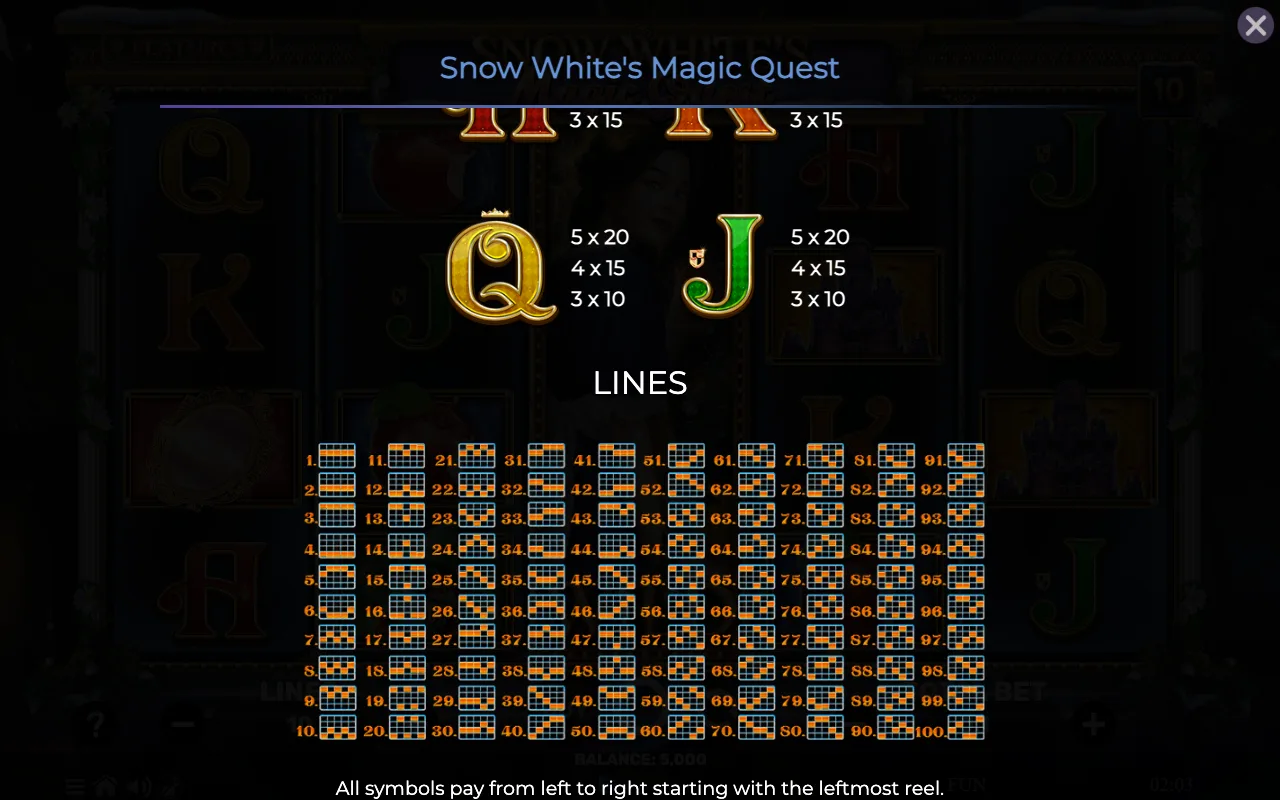Lines — Snow Whites Magic Quest