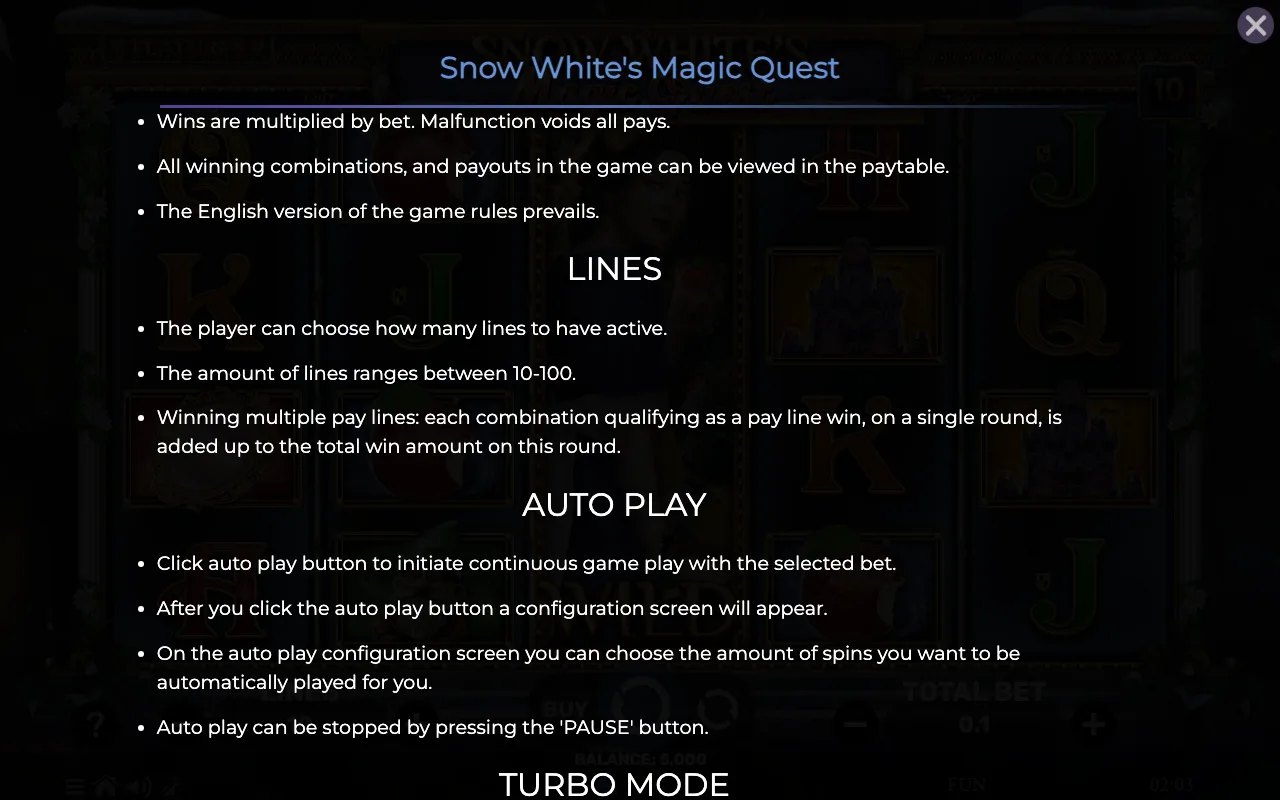 Lines — Snow Whites Magic Quest