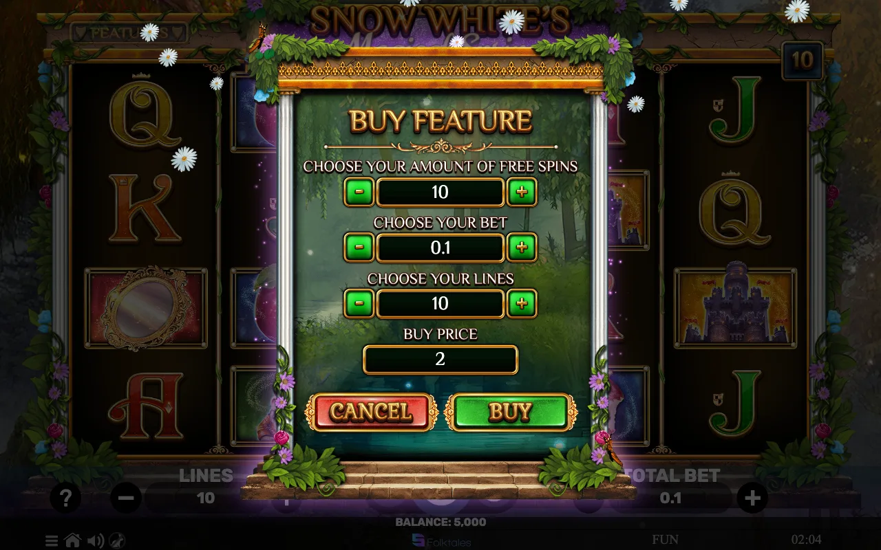 Buying the feature — Snow Whites Magical Spring