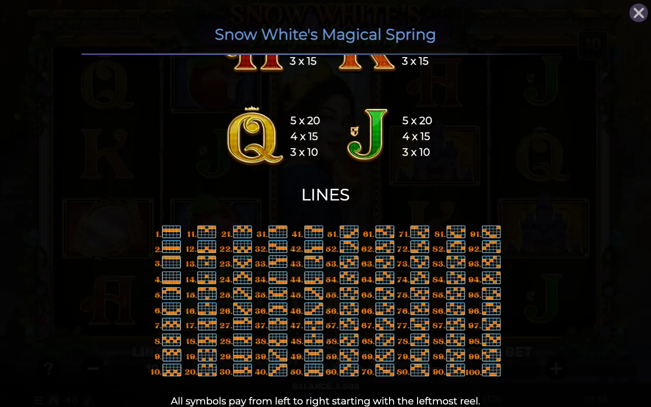 Lines — Snow Whites Magical Spring