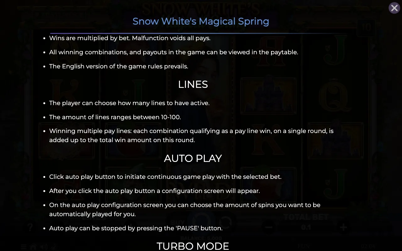 Lines — Snow Whites Magical Spring