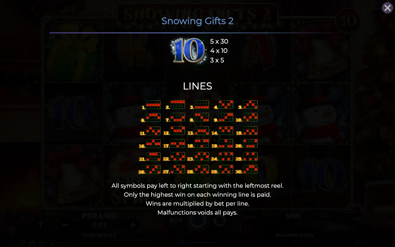 Lines — Snowing Gifts 2
