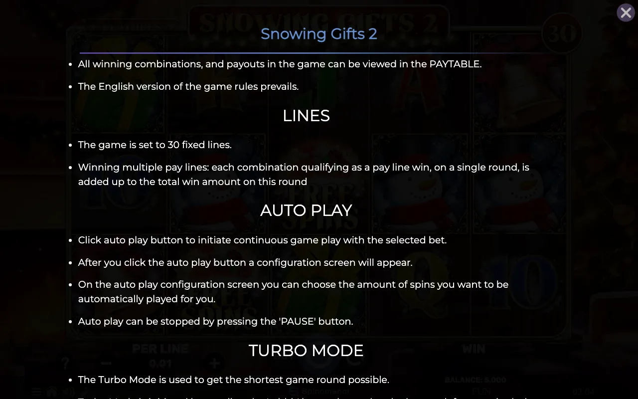 Lines — Snowing Gifts 2
