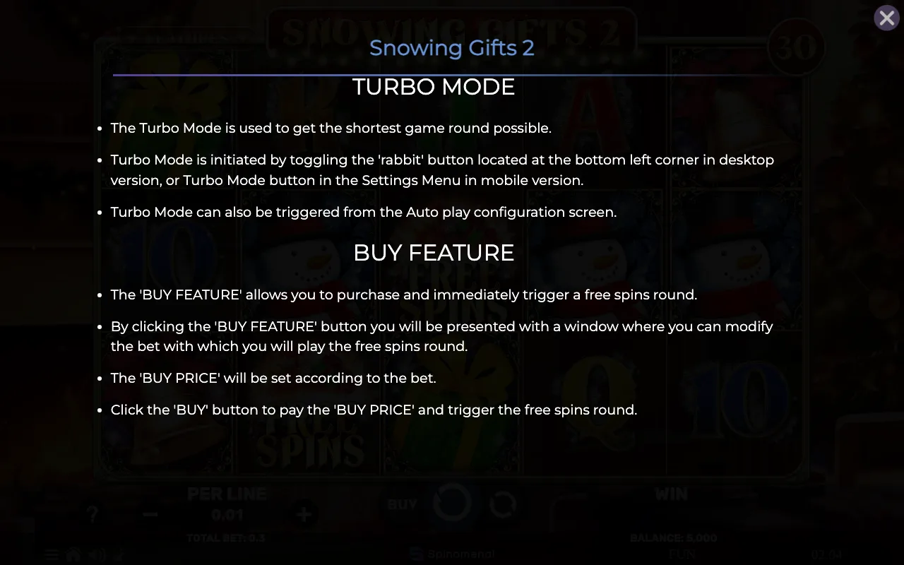 Game rules, page 7 — Snowing Gifts 2