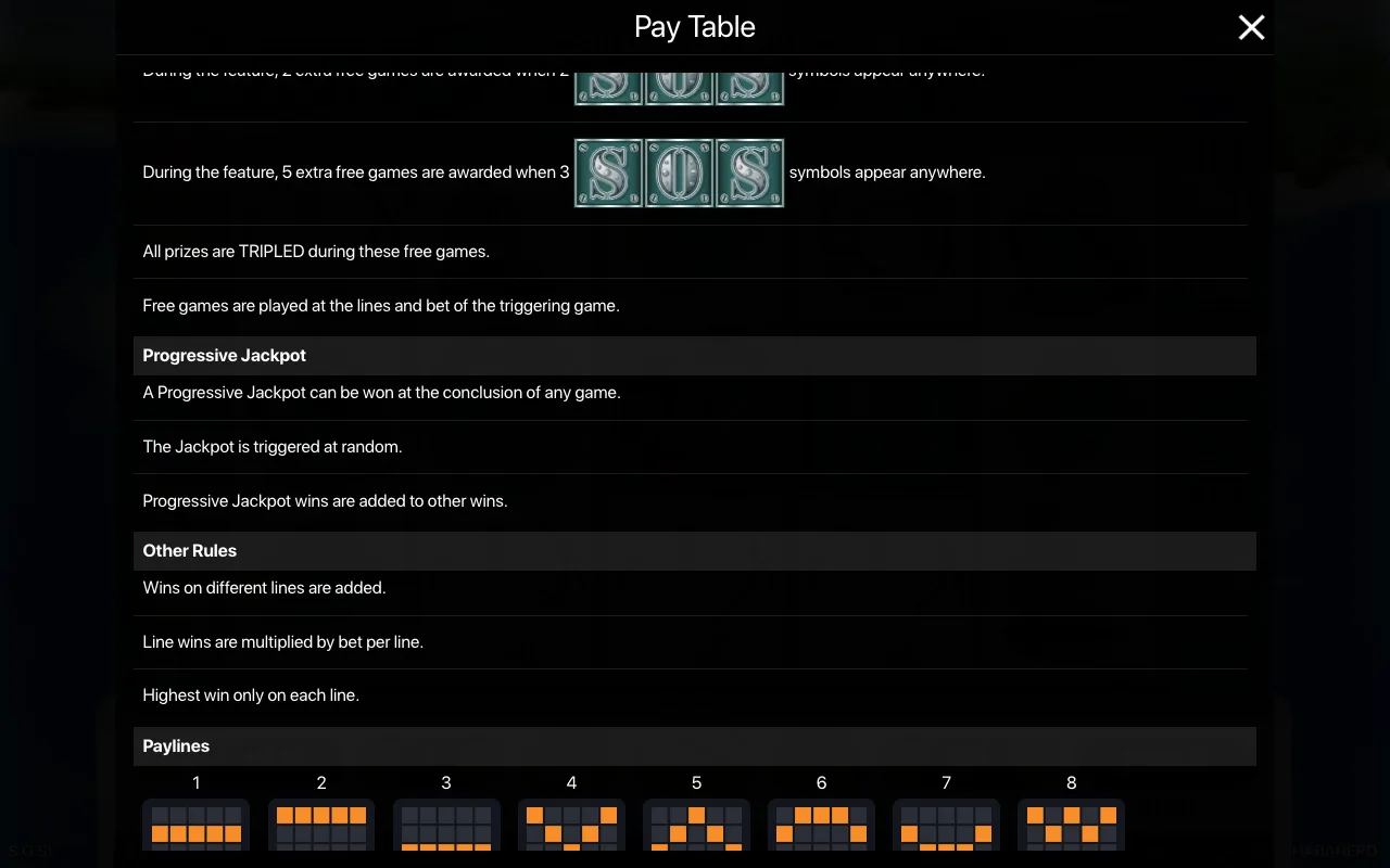 Game rules, page 6 — S.O.S!