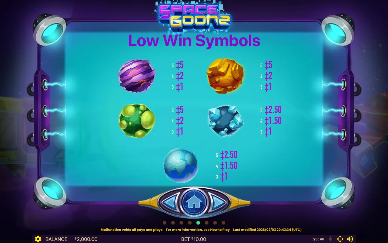 Spielregeln, Seite 7 — Space Goonz