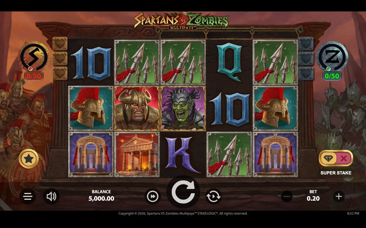 The base game — Spartans vs Zombies Multipays