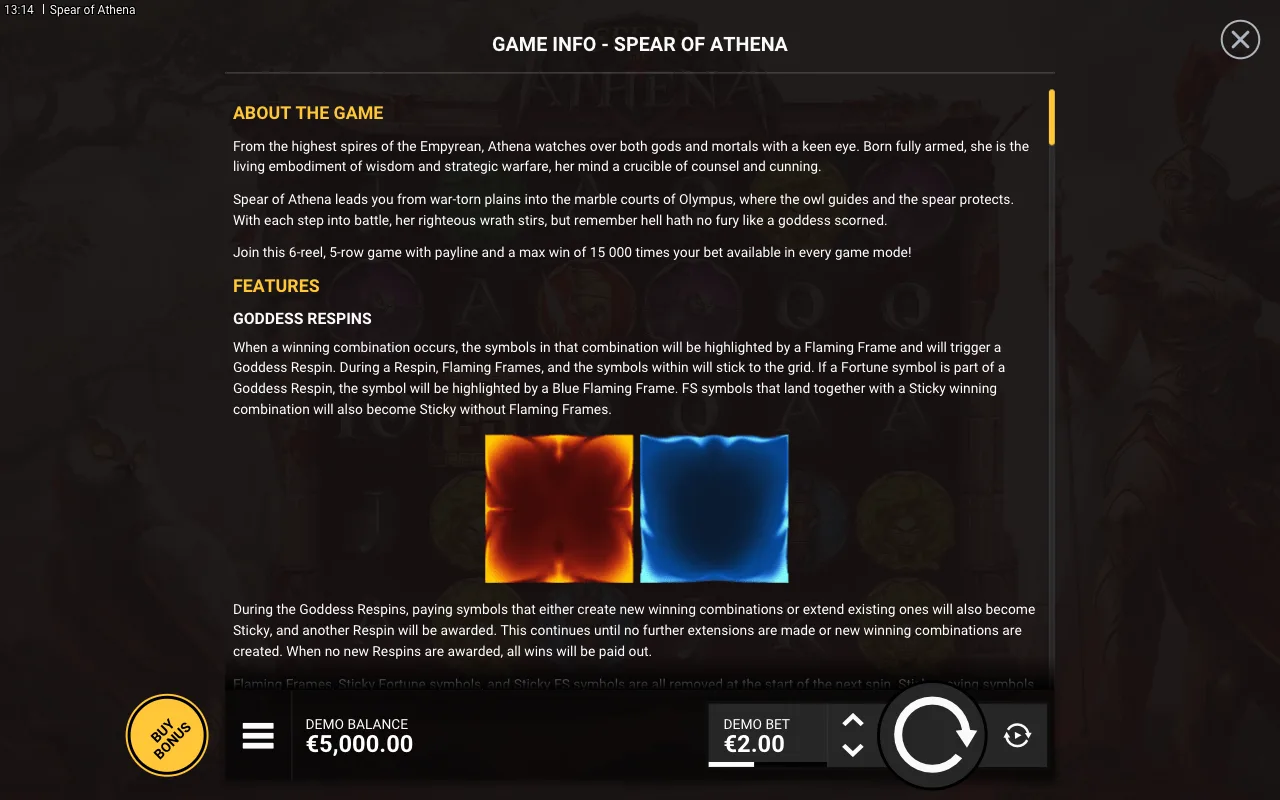 Game rules, page 1 — Spear of Athena