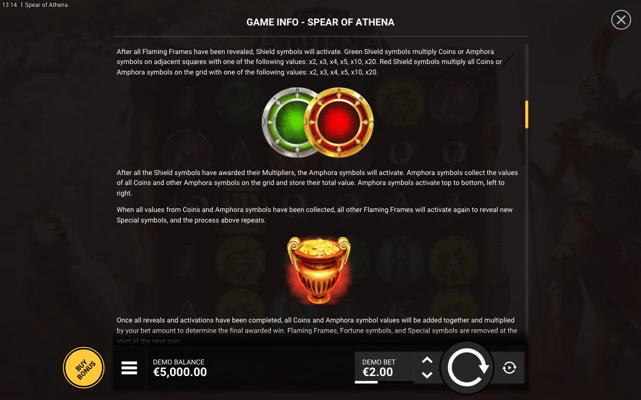Game rules, page 3 — Spear of Athena