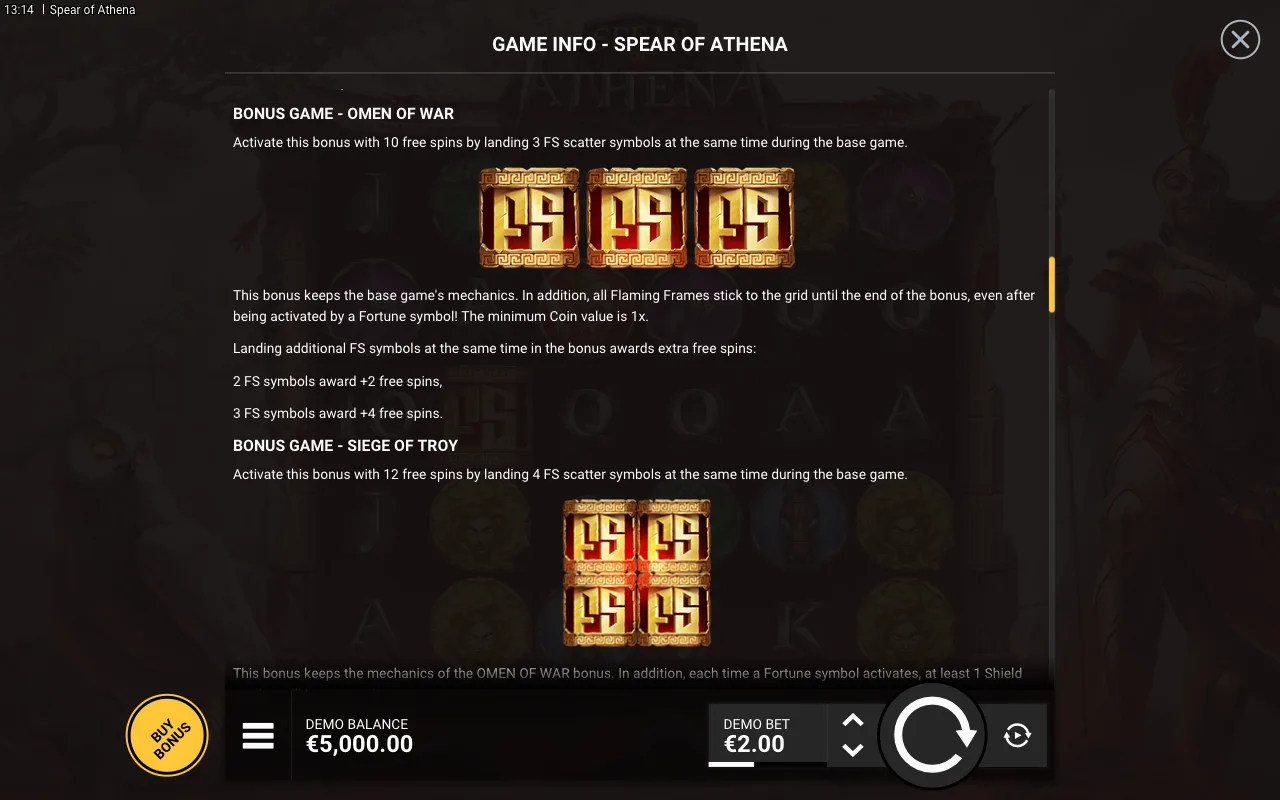Game rules, page 4 — Spear of Athena