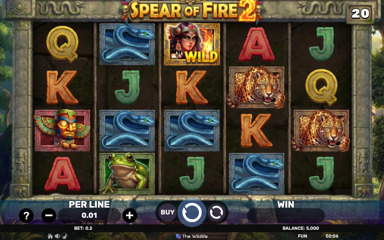 The base game — Spear of Fire 2