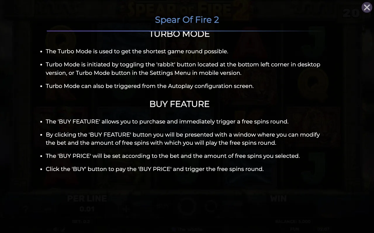 Game rules, page 8 — Spear of Fire 2
