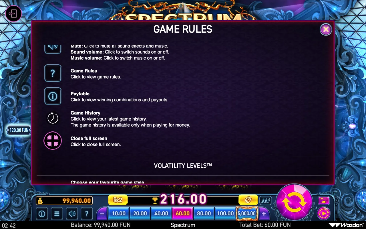 Game rules, page 7 — Spectrum