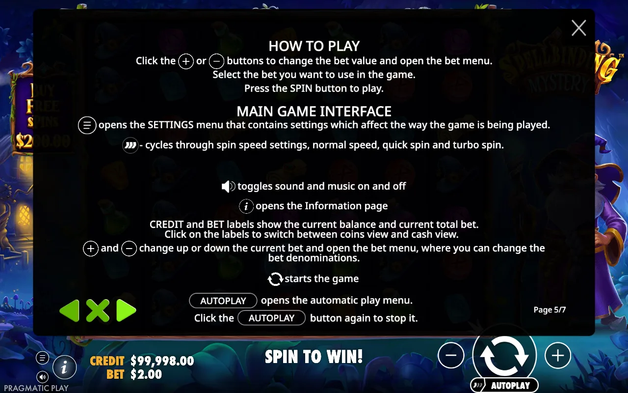 How to play — Spellbinding Mystery