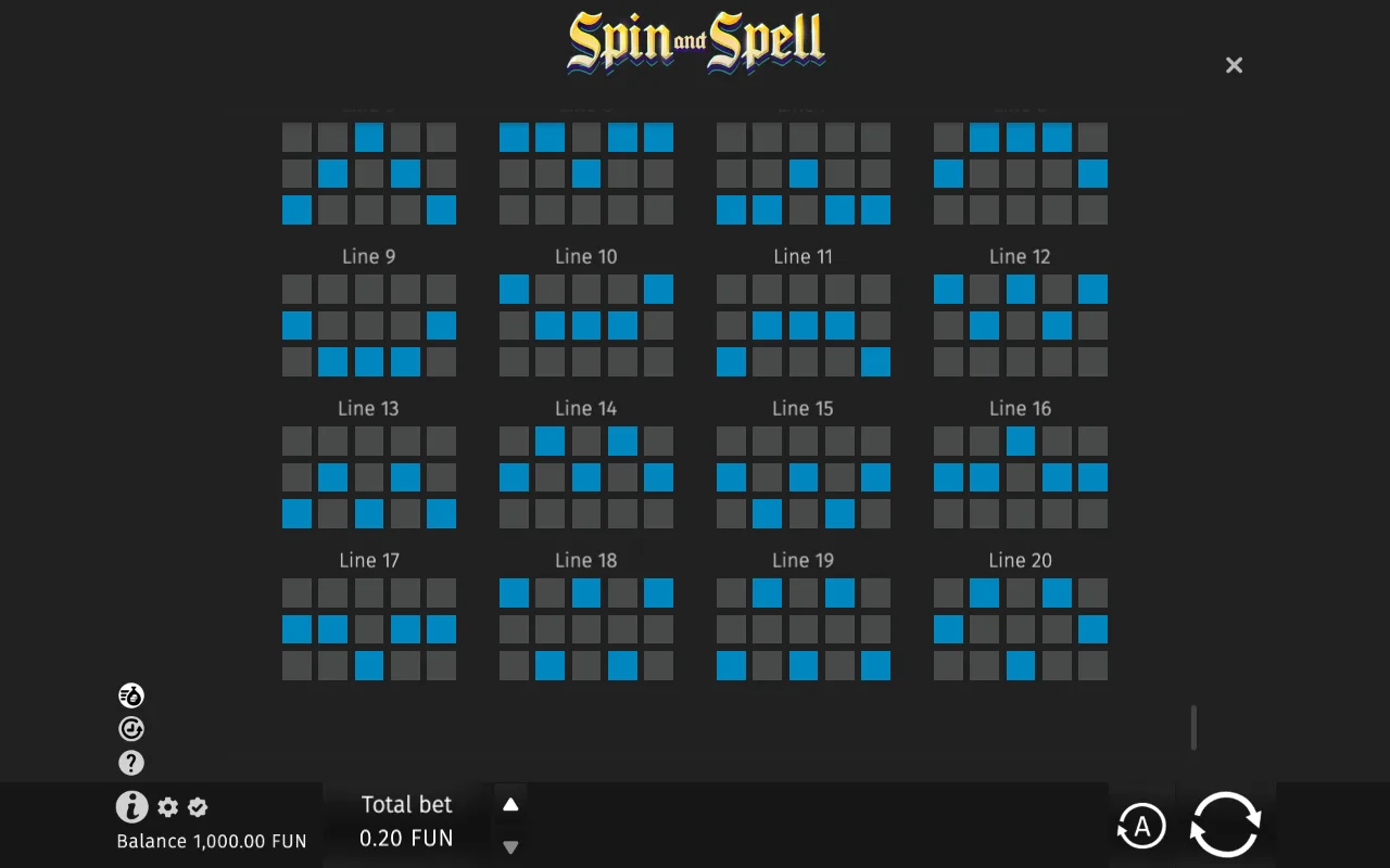 Game rules, page 5 — Spin and Spell