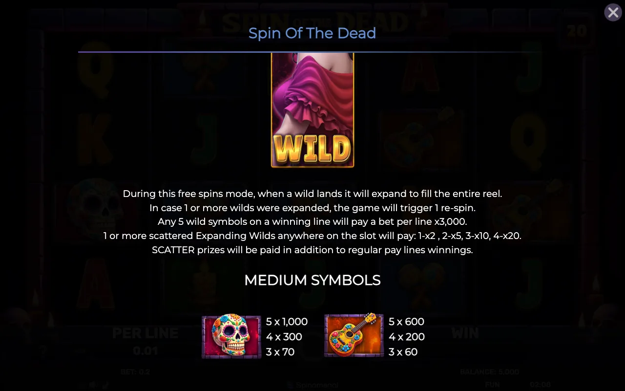 Game rules, page 4 — Spin of The Dead