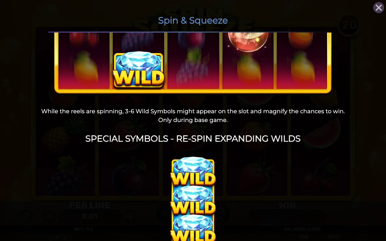 Game rules, page 3 — Spin Squeeze