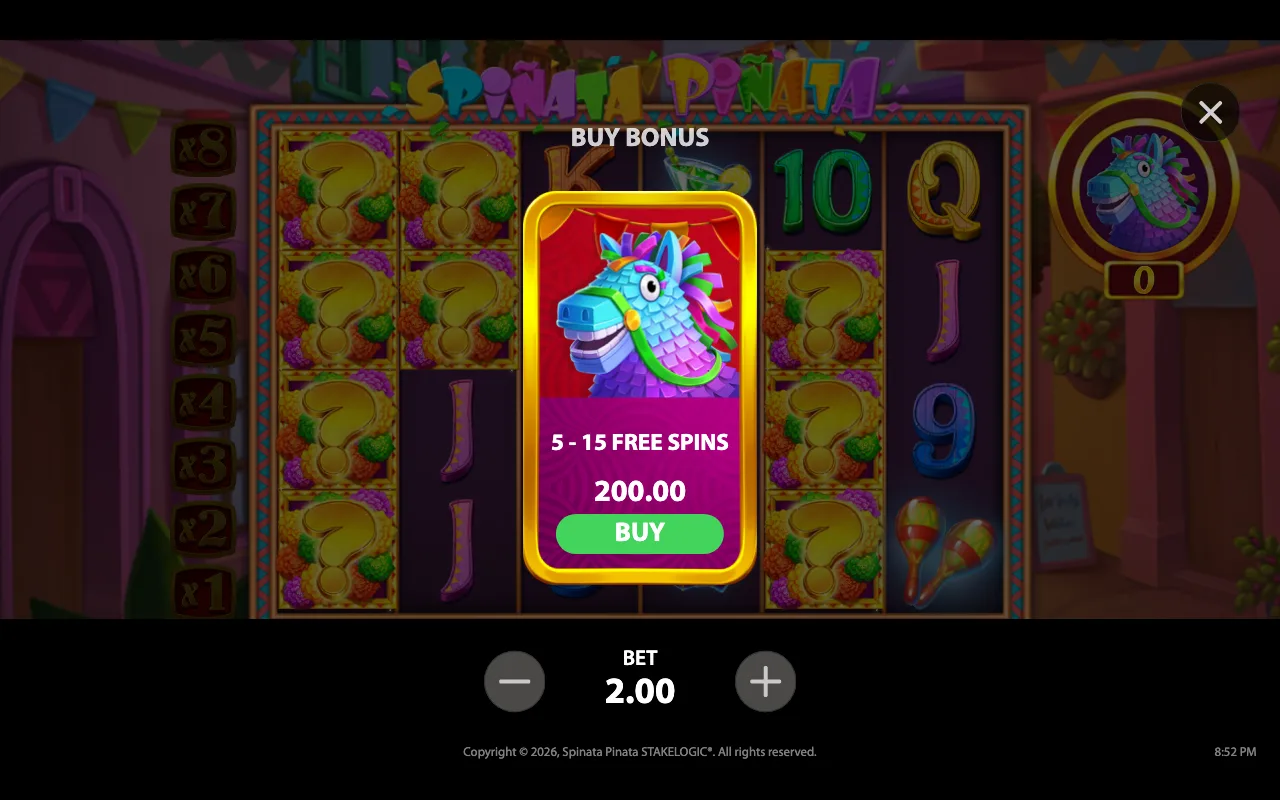 Buying the feature — Spinata Pinata