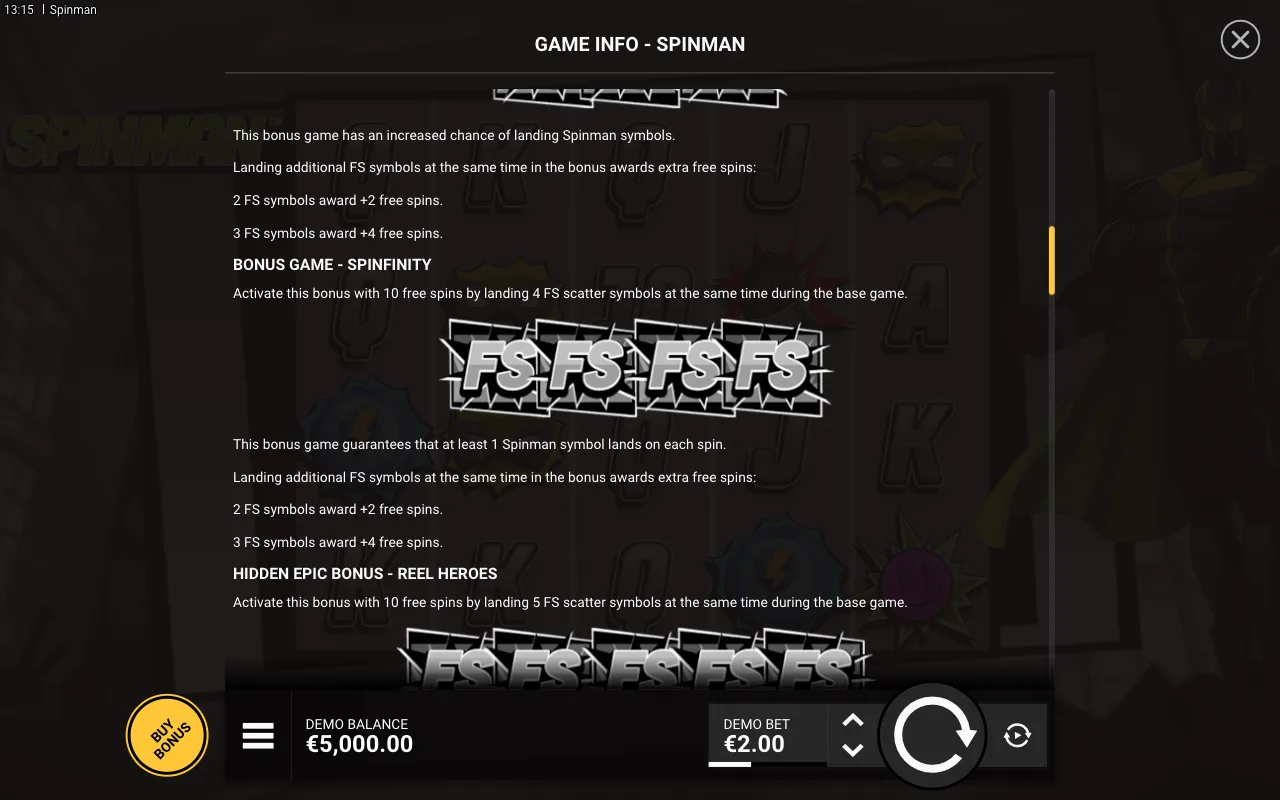 Game rules, page 3 — Spinman